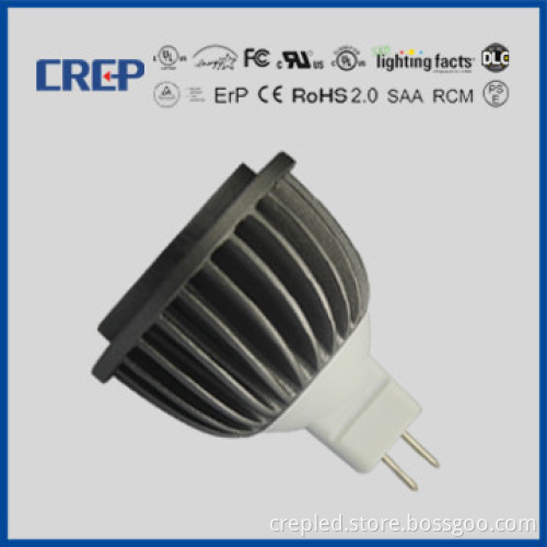 8w mr16 gu10 50*55 dimmable cob led spotlights ul erp saa rcm